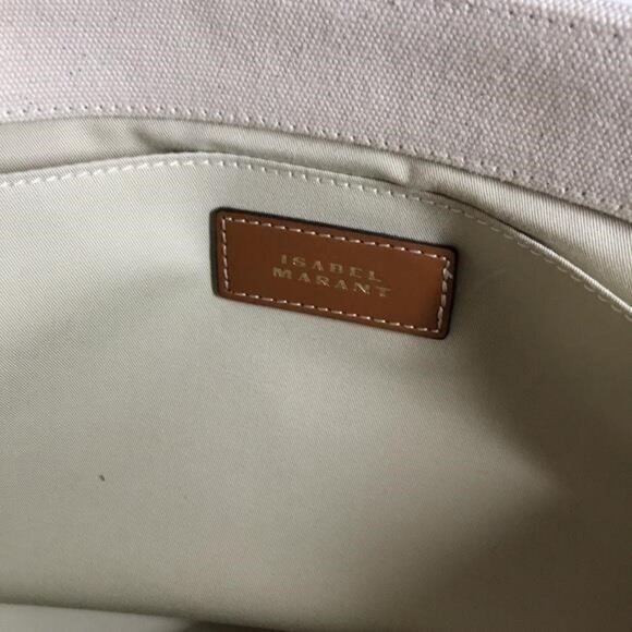 New Authentic New Authentic ISABEL MARANT Toledo Canvas Tote Bag - Picture 3 of 14
